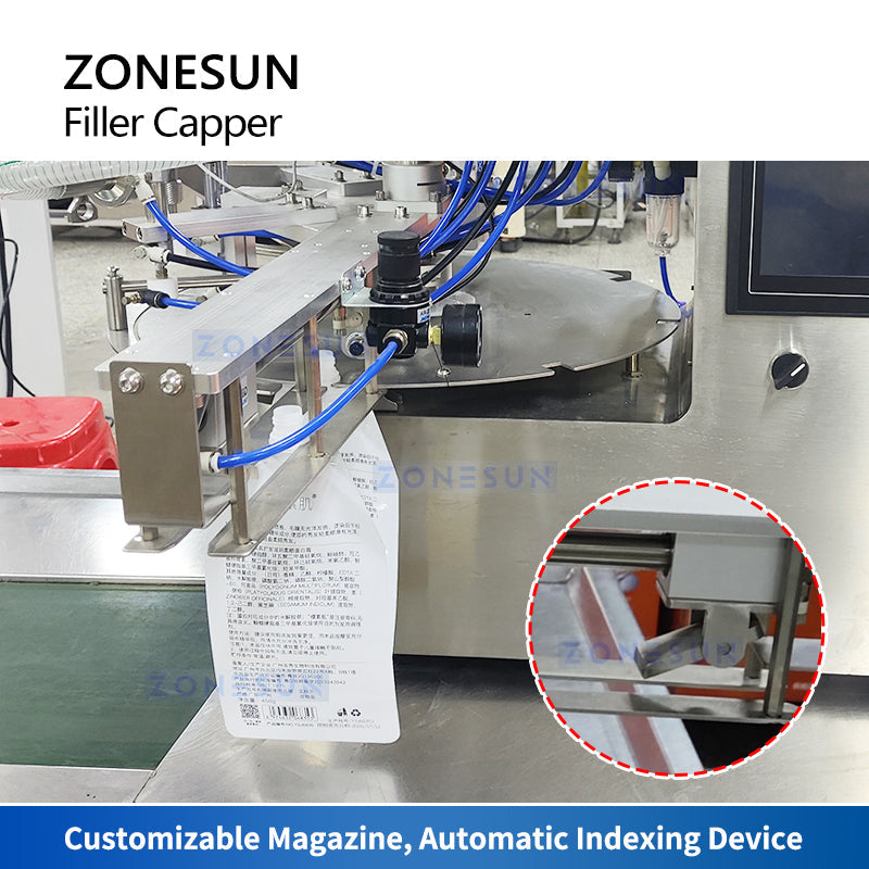 Zonesun ZS-SVFC1 Rotary Filler Capper Details