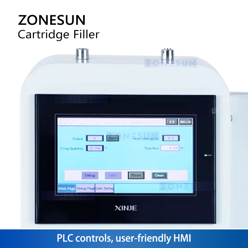 Zonesun ZS-ZY01 Cartridge Filler Controls