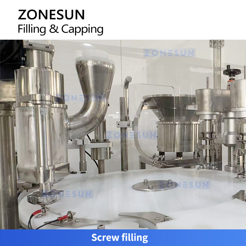 Zonesun ZS-FJFC2 Automatic Powder Vial Filling and Stoppering Machine