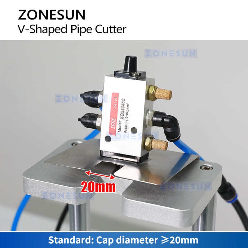 Zonesun ZS-JG300V Dip Tube V Cutter Slot Size