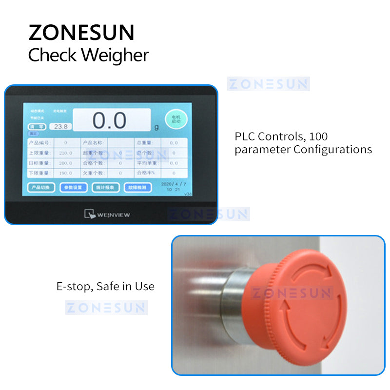 ZS-CWFD Multistage Checkweigher Details