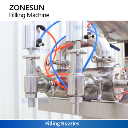 Zonesun ZS-GTFS2 Paste Piston Filler Filling Heads