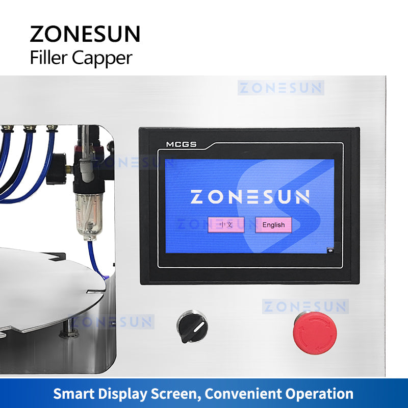 Zonesun ZS-SVFC1 Rotary Filler Capper Details