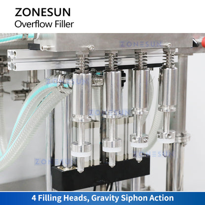 Zonesun DTGZ400 Tabletop Overflow Filler Filling Head