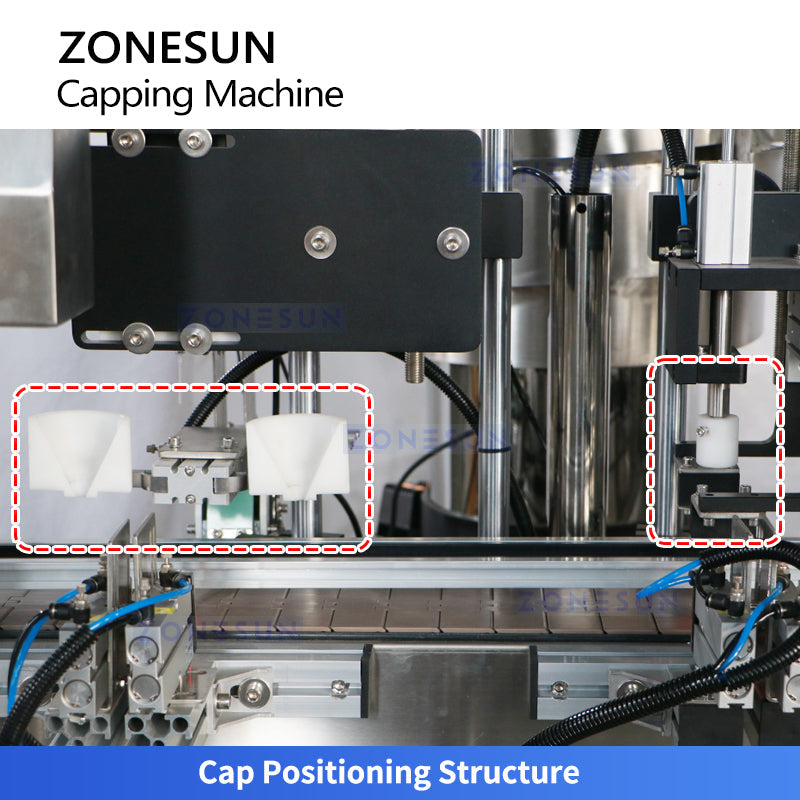 Zonesun ZS-DTYG11U Perfume Crimping Machine Cap Placing Station