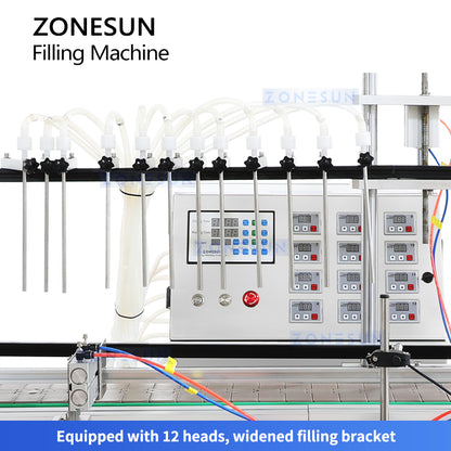 ZONESUN ZS-VTDP12P Automatic Liquid Filling Machine | Diaphragm Pump