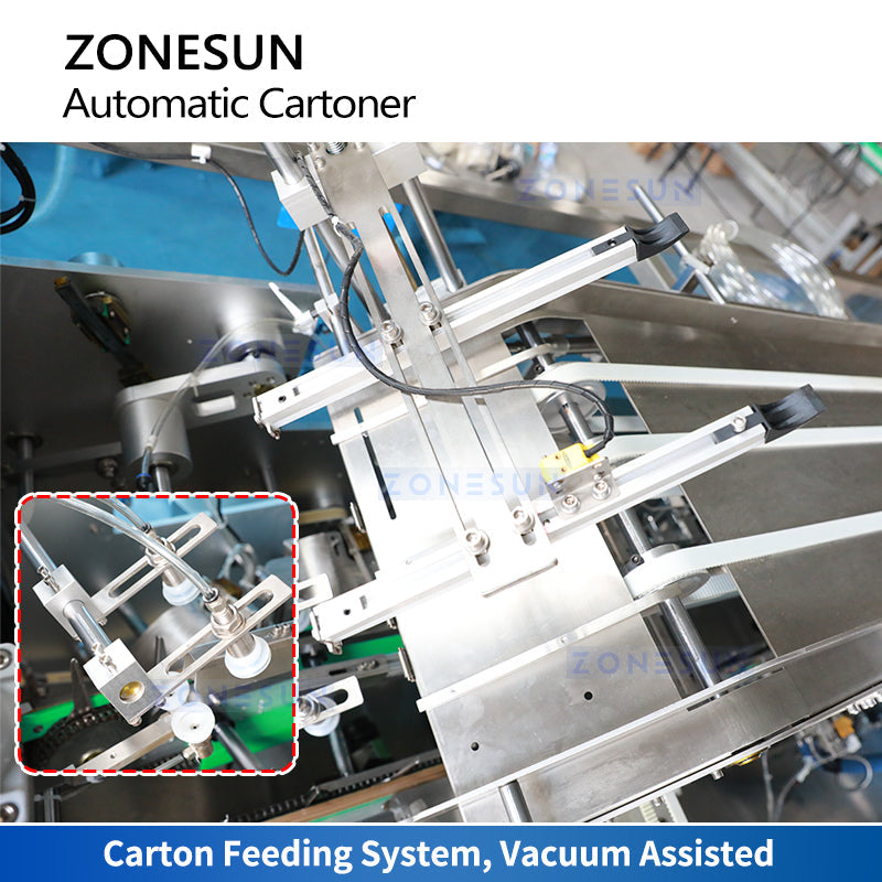 Zonesun ZS-MSZH70 Hot Melt Glue Cartoning Machine