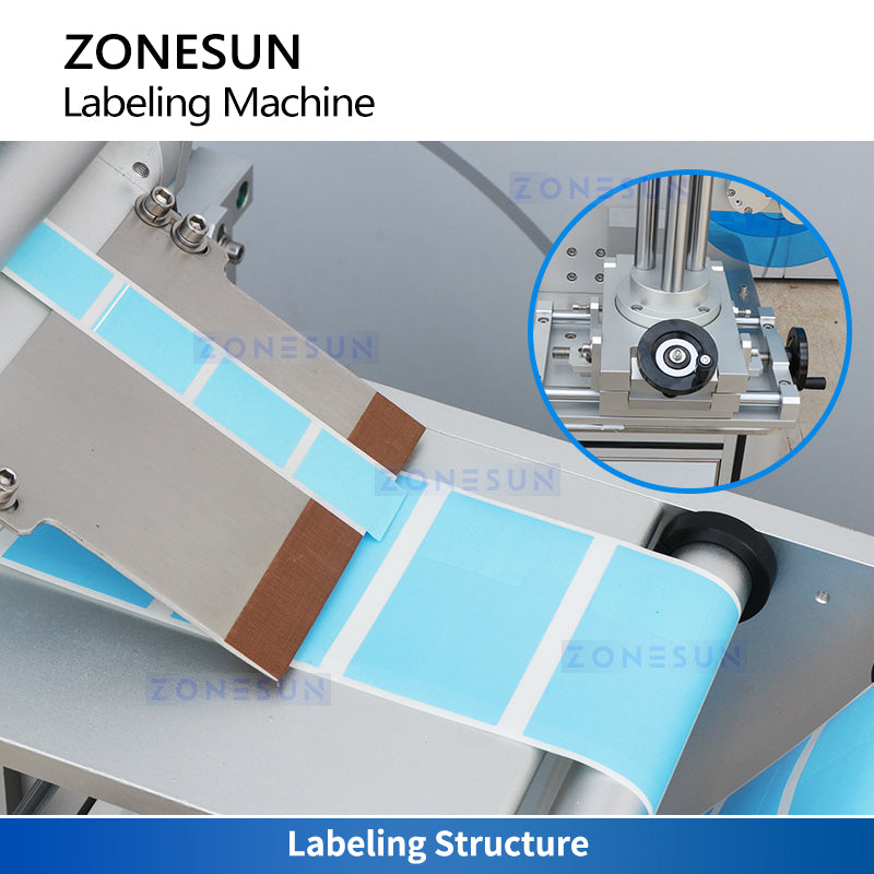 Zonesun ZS-TB890 Reel to Reel Counter with Label Applicator Labelng Mechanism