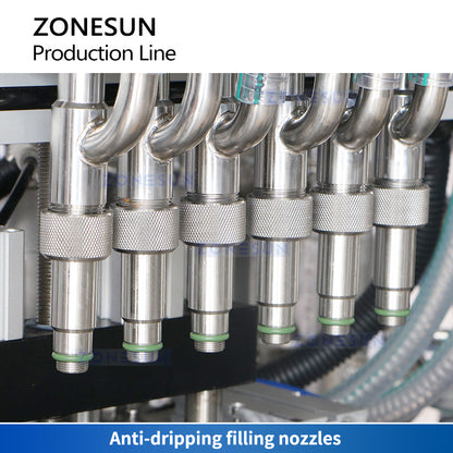 Zonesun ZS-FALU5 Automatic Bottle Production Line Filling Heads