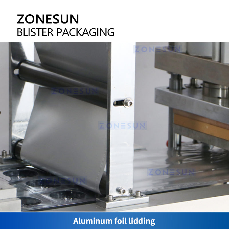 Zonesun ZS-PJZN18 Blister Cup Packing Machine Lidding