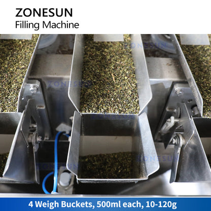 Zonesun ZS-KLCZ02 Vibratory Weigh Filler Weigh Buckets