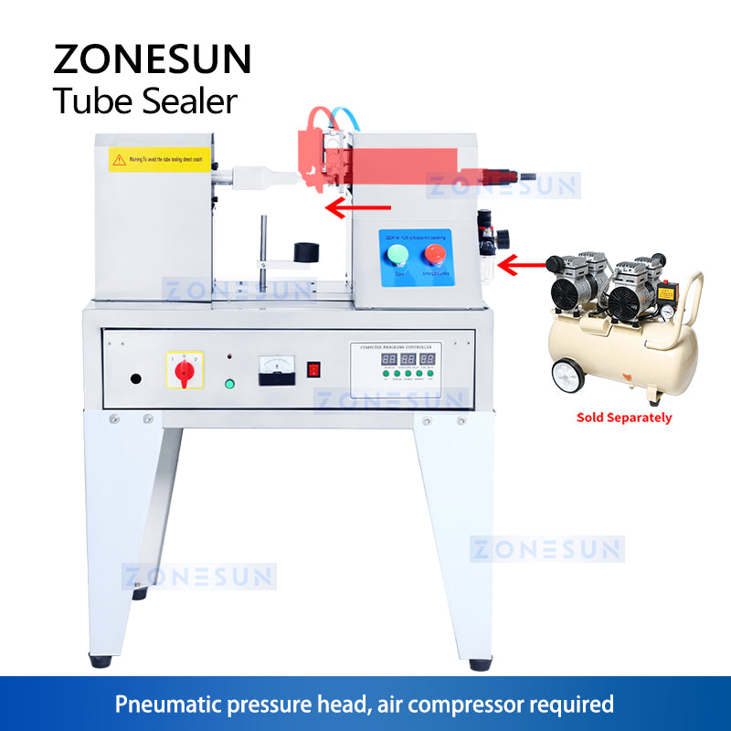 Zonesun ZS-QDFM125 Ultrasonic Plastic Tube Sealing Machine