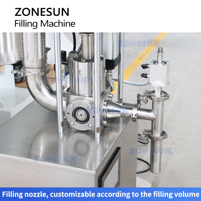 Zonesun ZS-VGPJ1 Pneumatic Psaste Filling Machine | Hydraulic Press