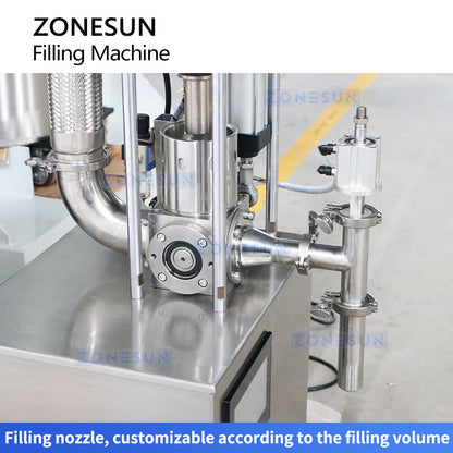 Zonesun ZS-VGPJ1 Pneumatic Psaste Filling Machine | Hydraulic Press