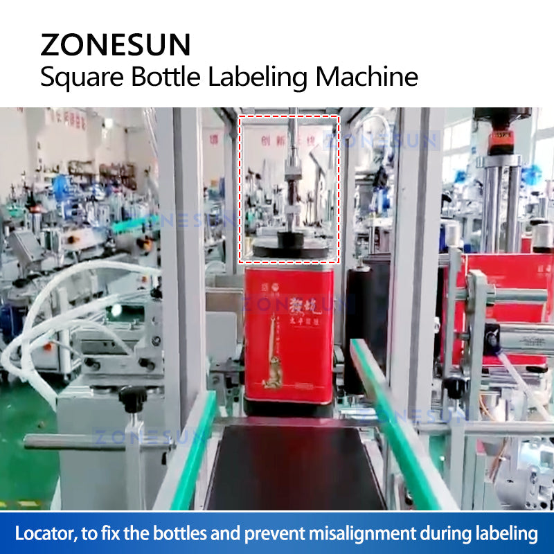 Zonesun ZS-SL25 Square Bottle Wrap-around Labeling Machine Fixer