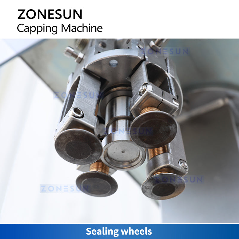 Zonesun ZS-XG60C Semi Automatic Ropp Capper Sealing Wheels