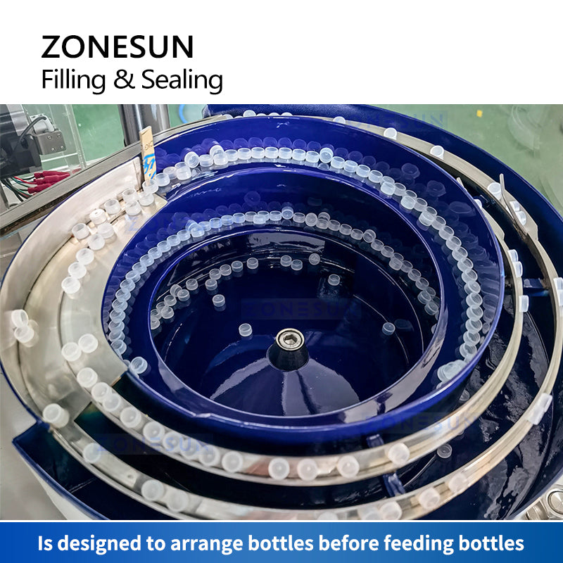 ZONESUN ZS-AFC5 Automatic Ampoule Filler Capper Bowl Feeder