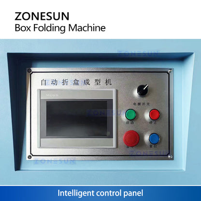 Zonesun ZS-ZH25R Automated Box Folding Machine Touch Screen