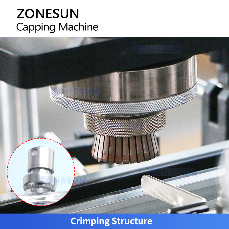 Zonesun ZS-DTYG11U Perfume Crimping Machine Crimping Station