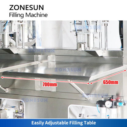 Zonesun ZS-BIB01D Bag in Box Filler Filling Table