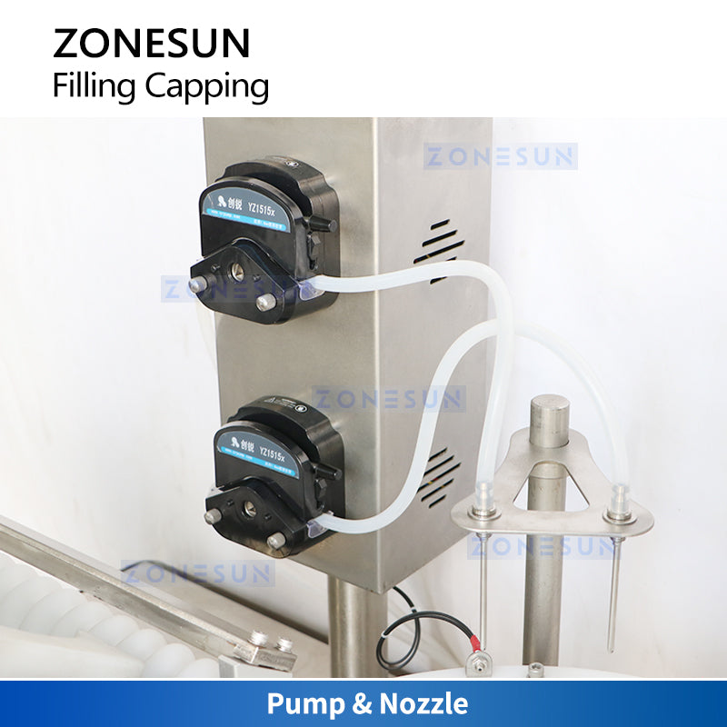 Zonesun ZS-AFC37 Rotary Filling and Capping Monoblock Peristaltic Pump