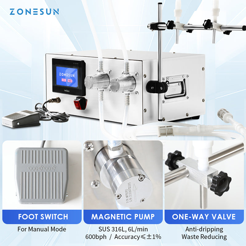 Zonesun ZS-MPZ2 Magnetic Pump Liquid Filler Details