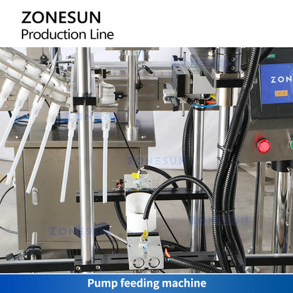 Zonesun ZS-FALU4 Pump Bottle Packing Line