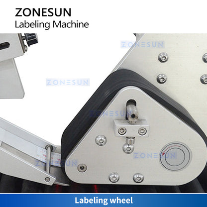 Zonesun ZS-TBRH100 Horizontal Tube Labeler with Traying System Application Belt