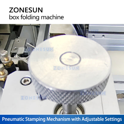 Zonesun ZS-KDJ100 Lock Bottom Cartoning Machine Pneumatic Pressure Head