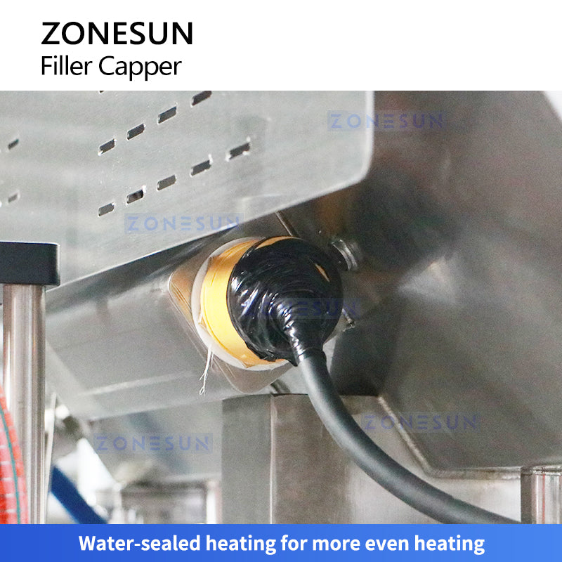 Zonesun ZS-FAL180B10 Piston Filler & Steam Vacuum Capper