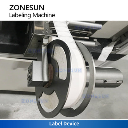 Zonesun ZS-STB1 CCD Visual Inspection Labeling Machine with Feeder and Accumulator