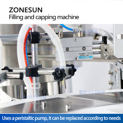 Zonesun ZS-AFC33 Monoblock Filling & Capping Machine Filling Station