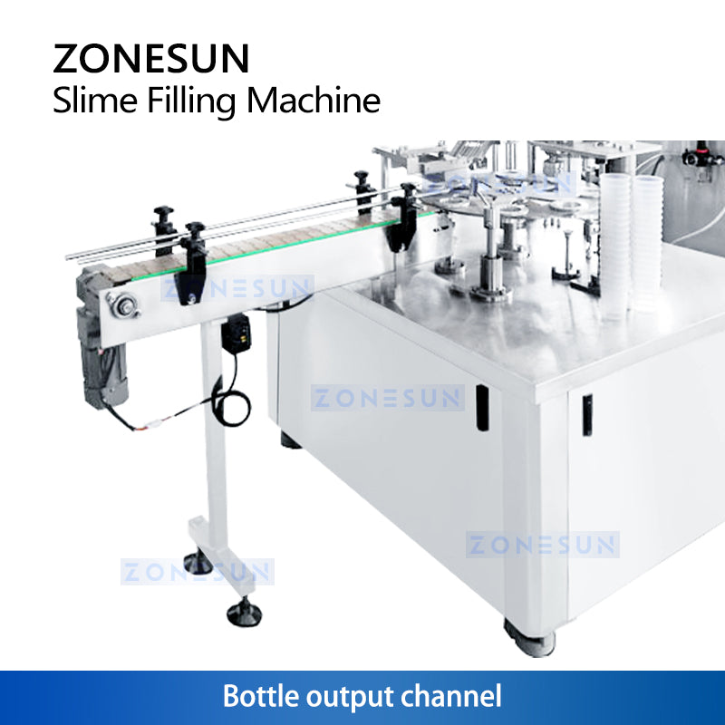 Zonesun ZS-SFC1 Slime Filling and Capping Machine Output Conveyor