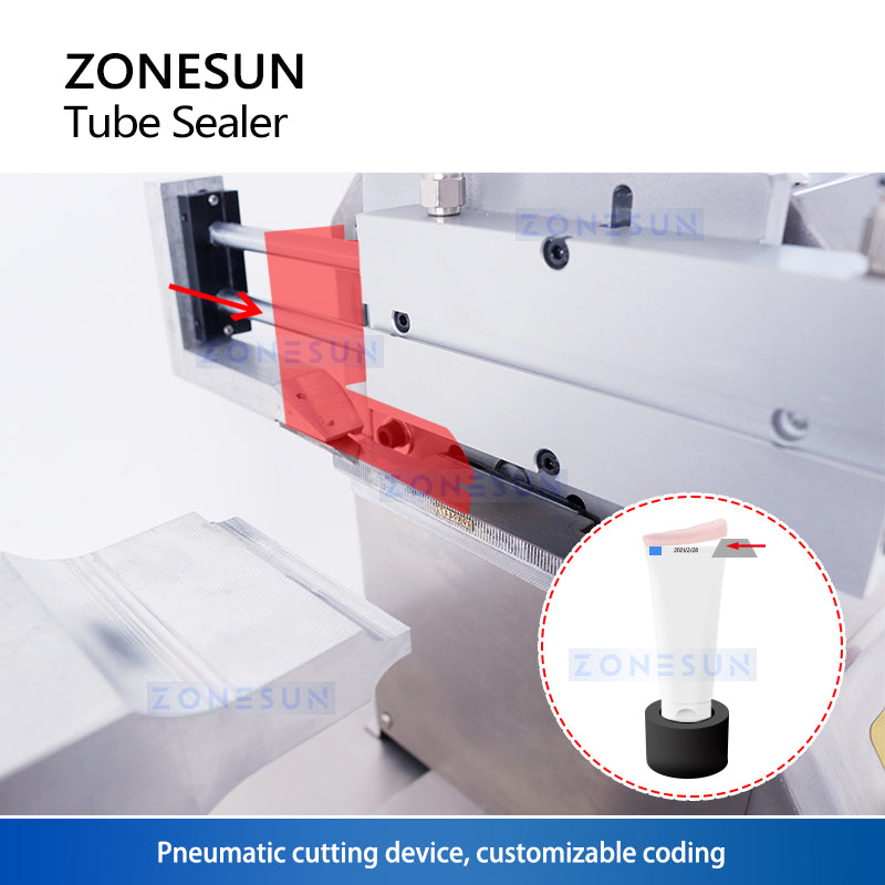 Máquina selladora ultrasónica de tubos de plástico ZONESUN QDFM-125 