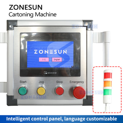 ZONESUN ZS-MSZH50L Automatic Vertical Box Sealing Machine