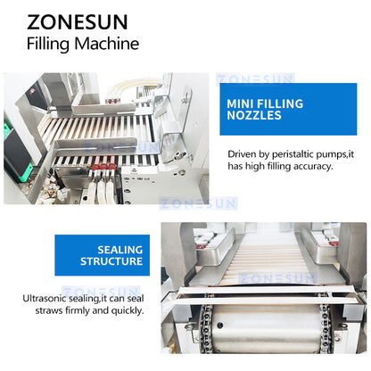 Zonesun ZS-FSHS21 Honey Straw Filling Machine Details