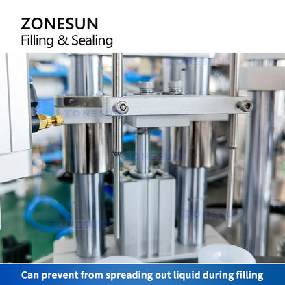 ZONESUN ZS-AFC5 Automatic Ampoule Filler Capper Filling Station