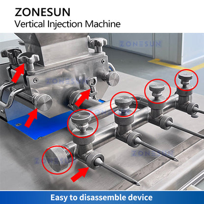 Zonesun ZS-CZI3 Bread Filling Machine Detachable Head