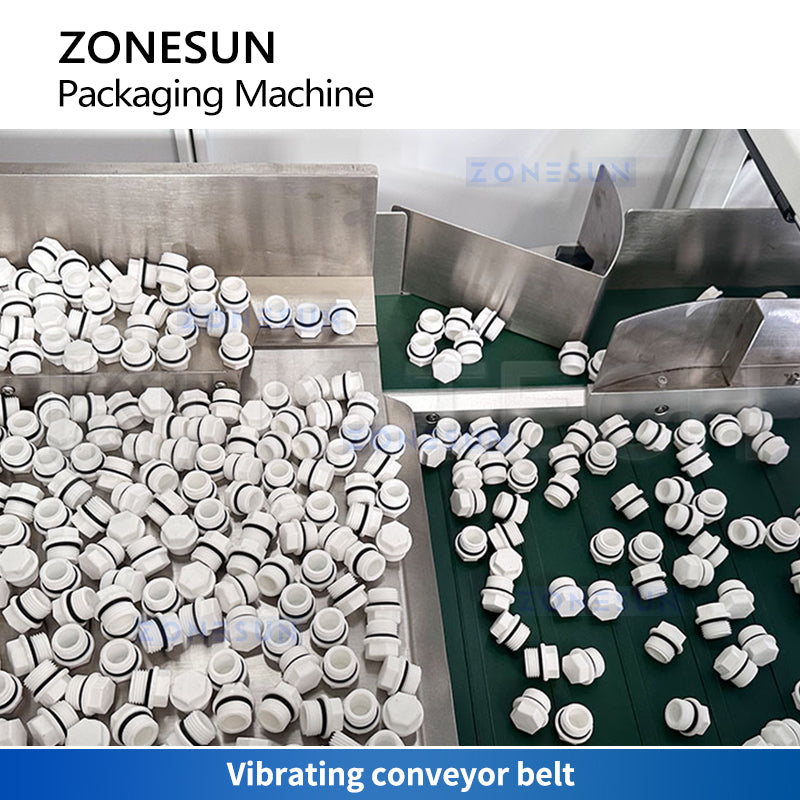 Zonesun ZS-JSP20 Visual Counting and Bagging Machine Vibratory Conveyor