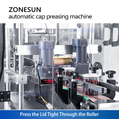 Zonesun ZS-XG16D4 Automatic Capping Machine | Press-On Cap Sealer