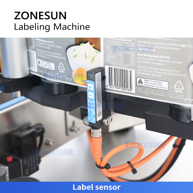 Zonesun ZS-TB500R Round Bottle Label Applicator Label Sensor