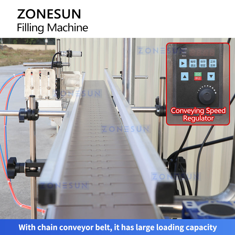 ZONESUN ZS-VTDP12P Automatic Liquid Filling Machine | Diaphragm Pump