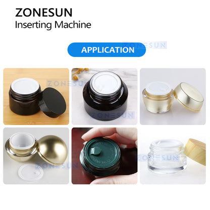 Zonesun ZS-WIM04 Inner Liner Inserting Machine for Cream Jars