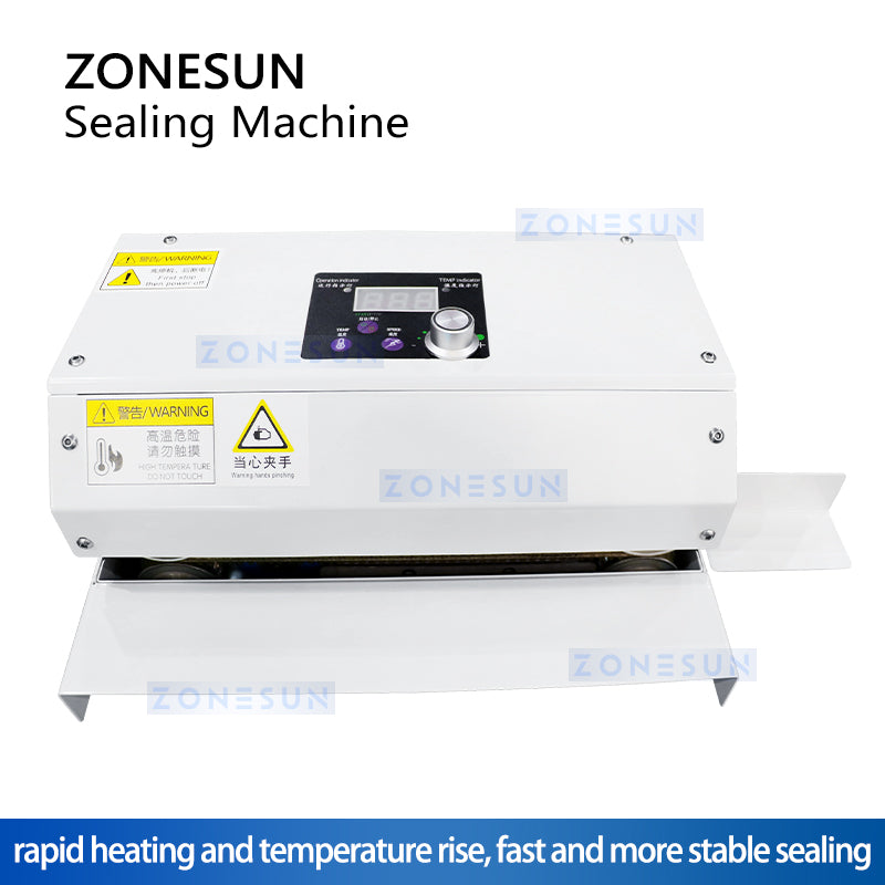 ZONESUN ZS-GLF100 Sigillatrice per sacchetti sigillante a banda continua 