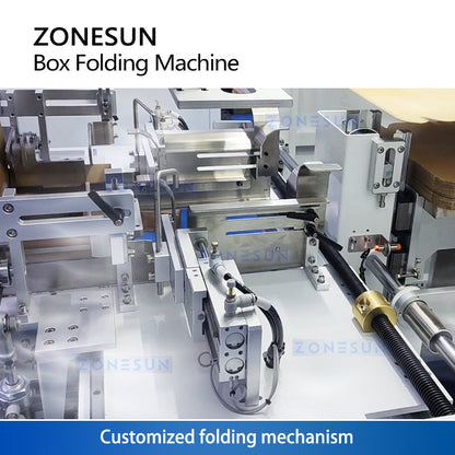 Zonesun ZS-ZH25R Automated Box Folding Machine Folding Mechanism