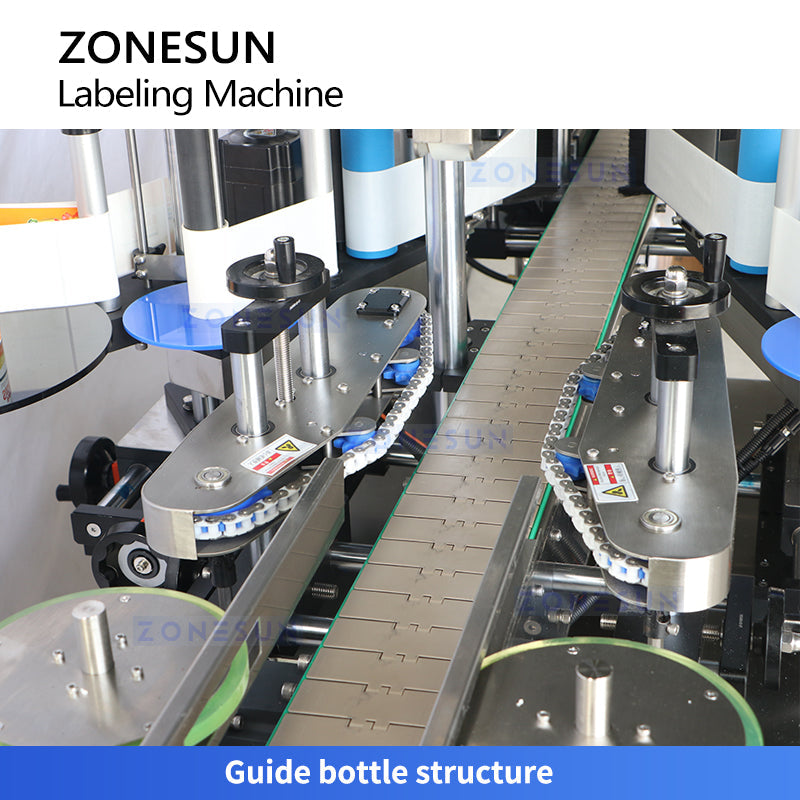 Zonesun ZS-TB600D F-Style Bottles Double-Sided Labeling Machine