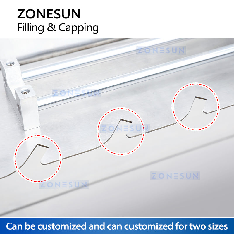 ZONESUN ZS-ASP4 Máquina tapadora de llenado de líquidos con bomba de engranajes y bolsa con boquilla semiautomática 