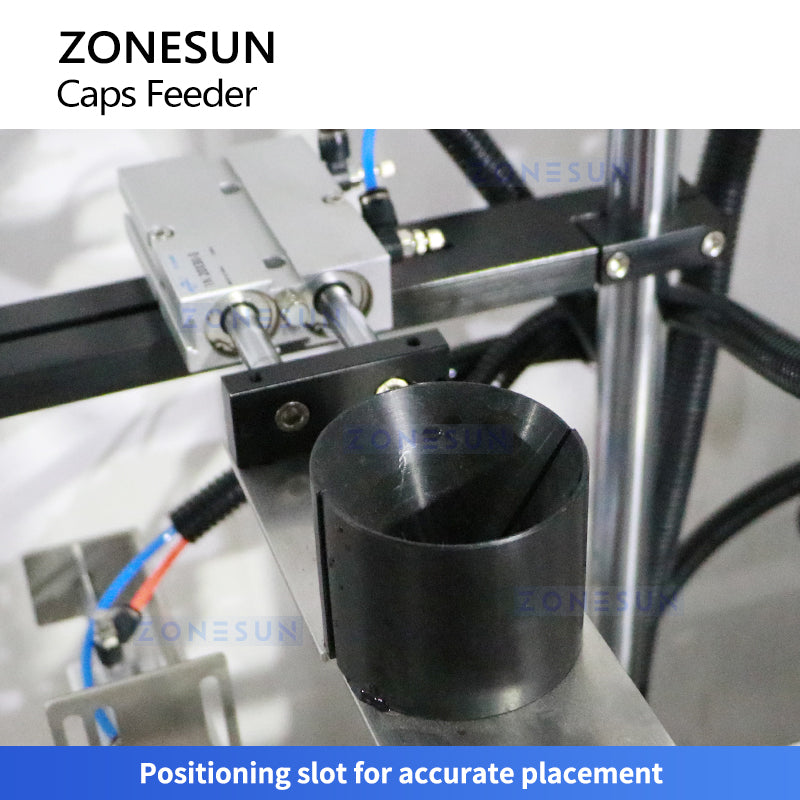 Zonesun ZS-XG445S Trigger Bottle Cap Feeding Machine Positioning Slot