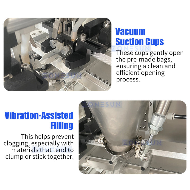 Zonesun ZS-GW150D Automated Granular Bagging System Details