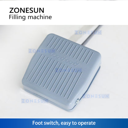 ZONESUN ZS-NP2 Máquina llenadora de bomba peristáltica de líquido viscoso y pasta de 2 cabezales 